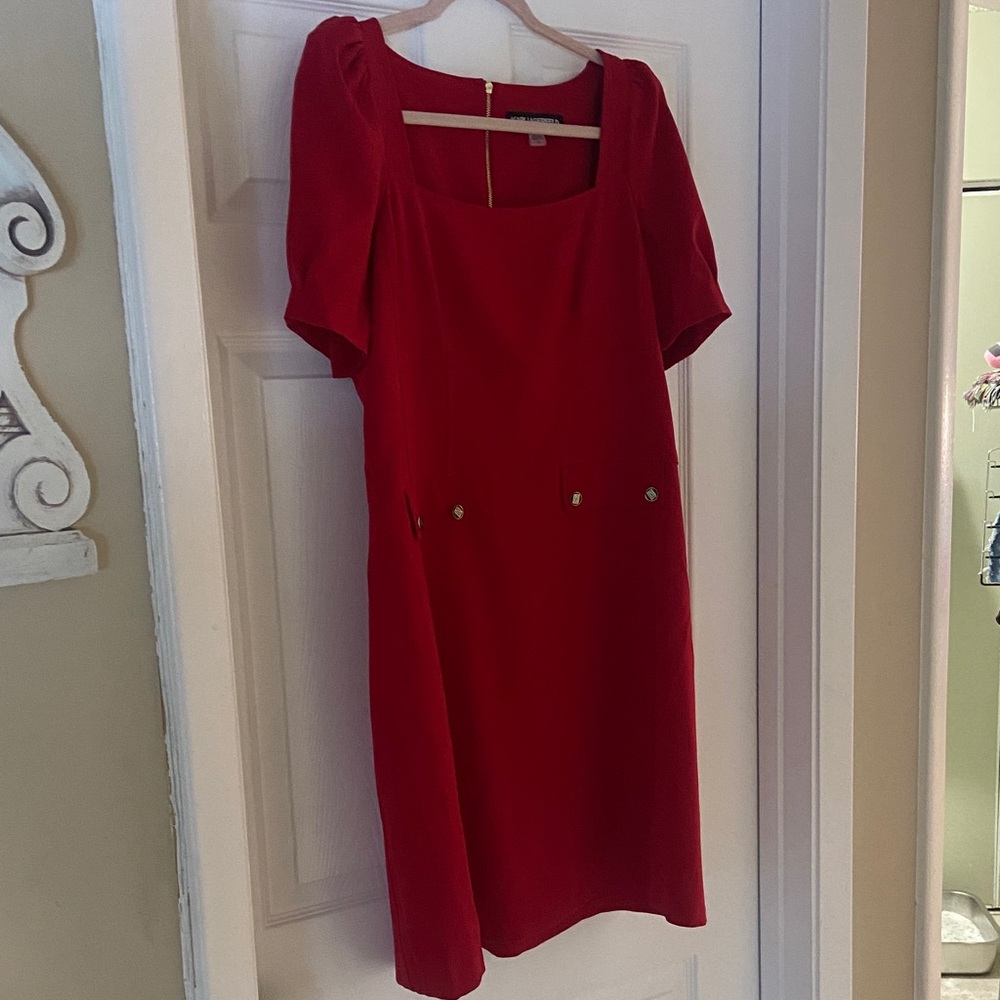 Karl Lagerfeld Red Mini Dress